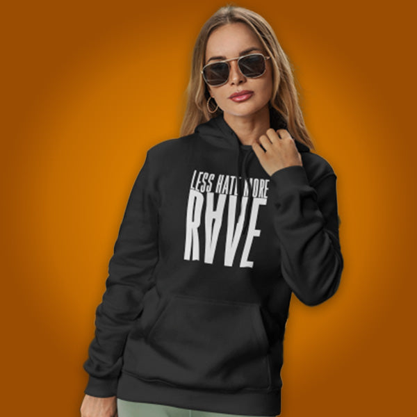 Less Hate More Rave Premium Hoodie