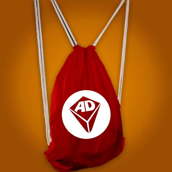 Airdice Stoffrucksack - Markenzeichen